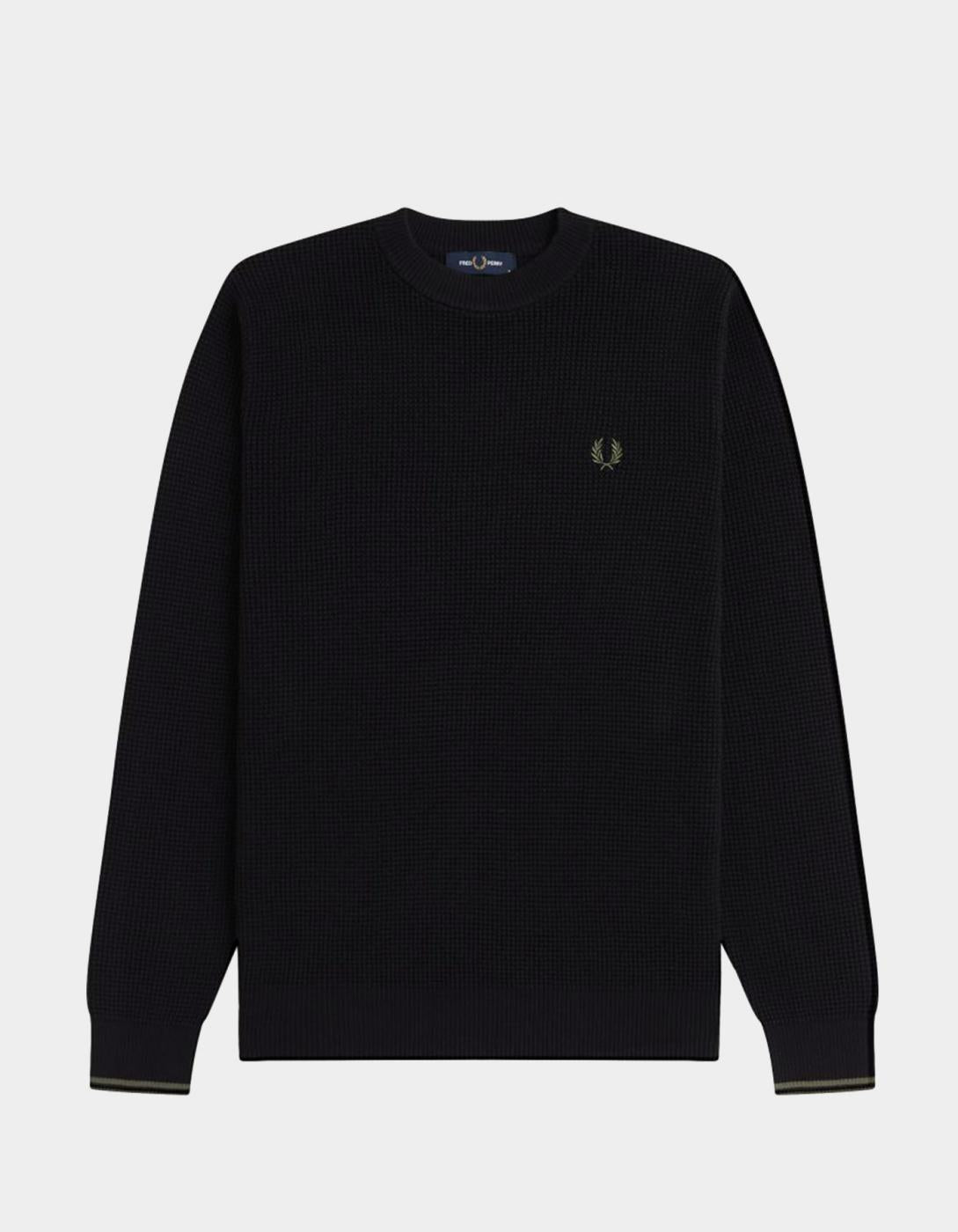 Jersey FRED PERRY K6507 - Black