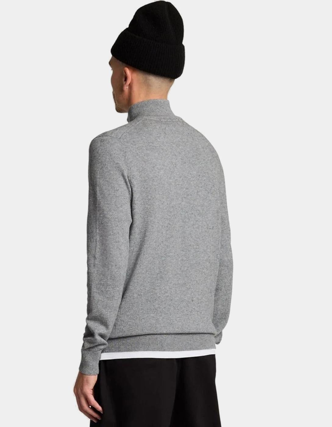 Jersey Lyle&Scott KN2112VC - Grey Marl