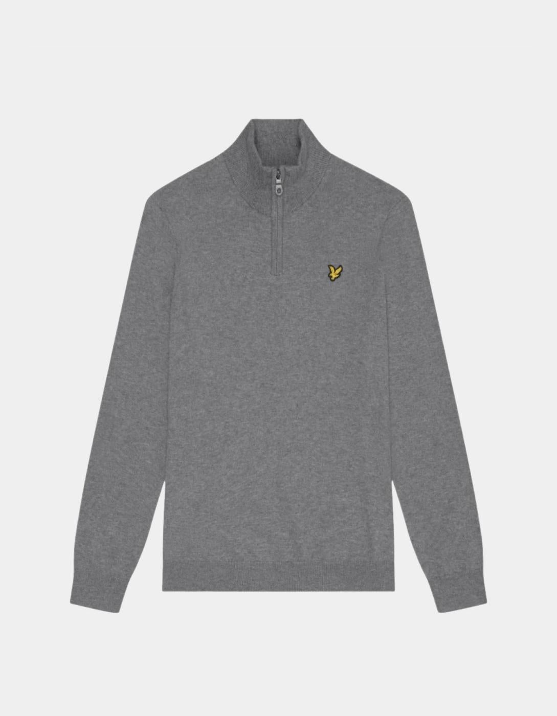 Jersey Lyle&Scott KN2112VC - Grey Marl