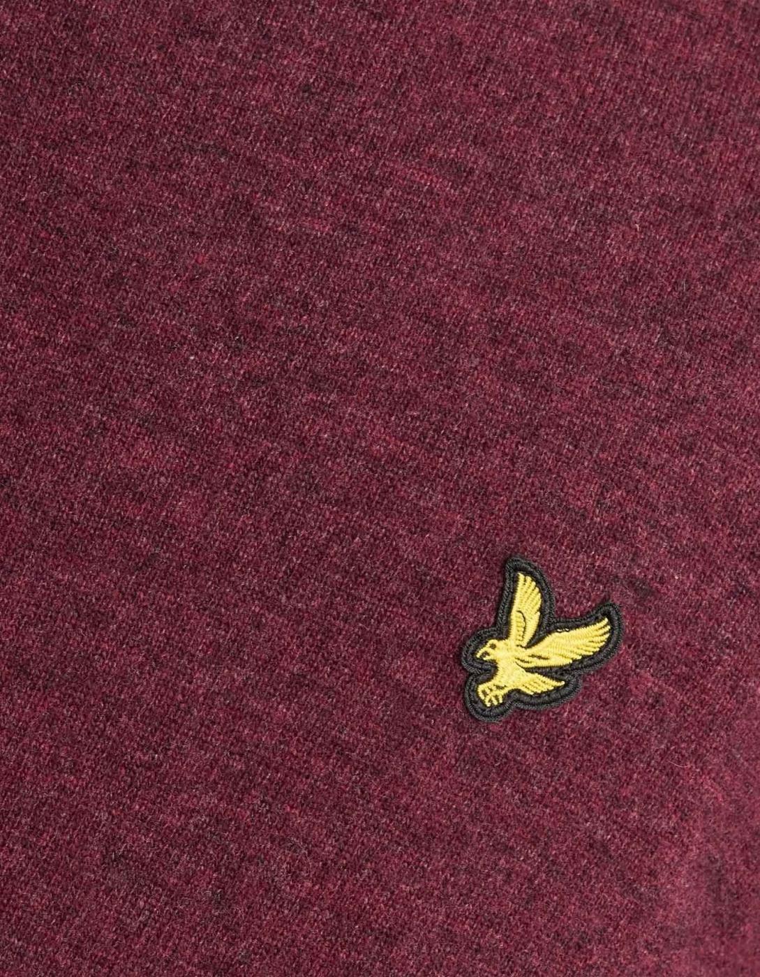Jersey LYLE&SCOTT KN2114VC - Beetroot Marl