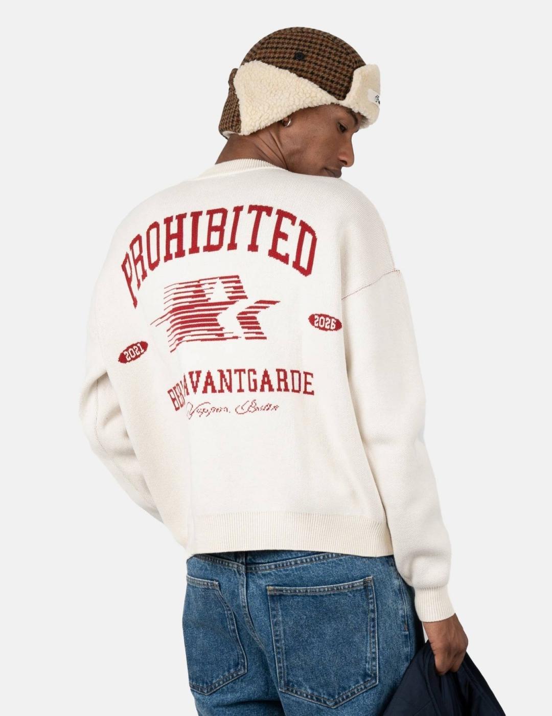 Jersey PROHIBITED AVANTGARDE - Cream