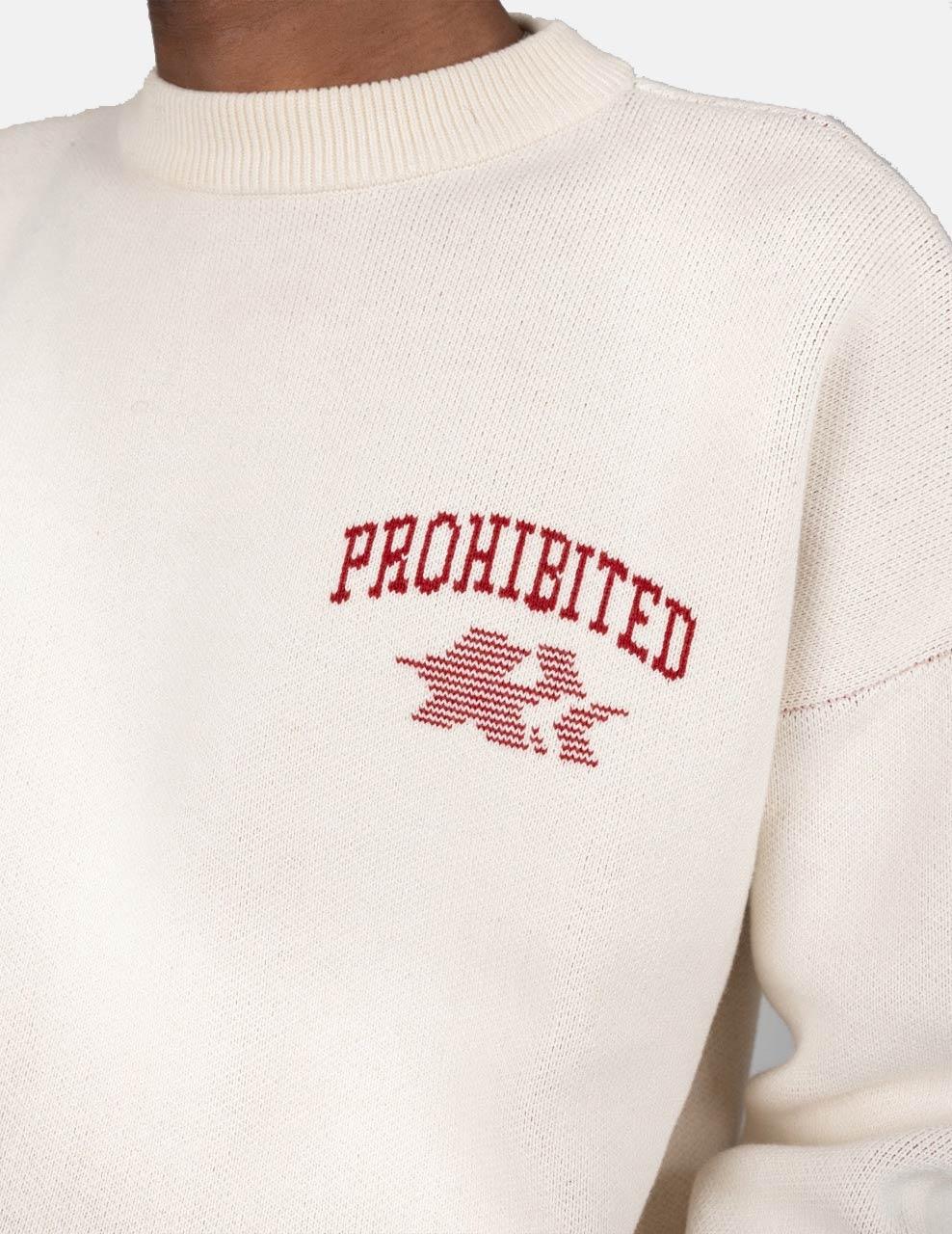 Jersey PROHIBITED AVANTGARDE - Cream
