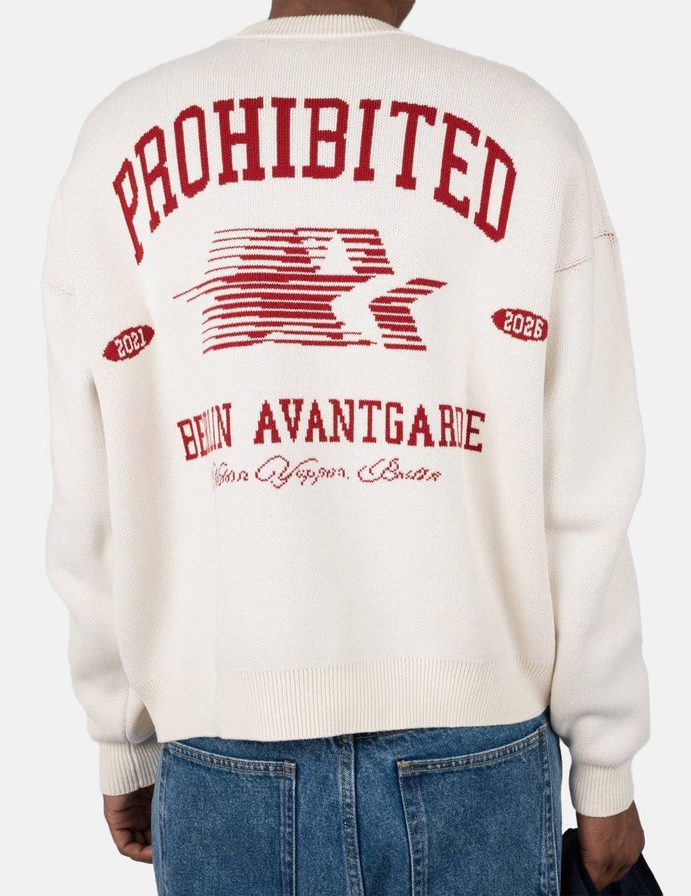 Jersey PROHIBITED AVANTGARDE - Cream