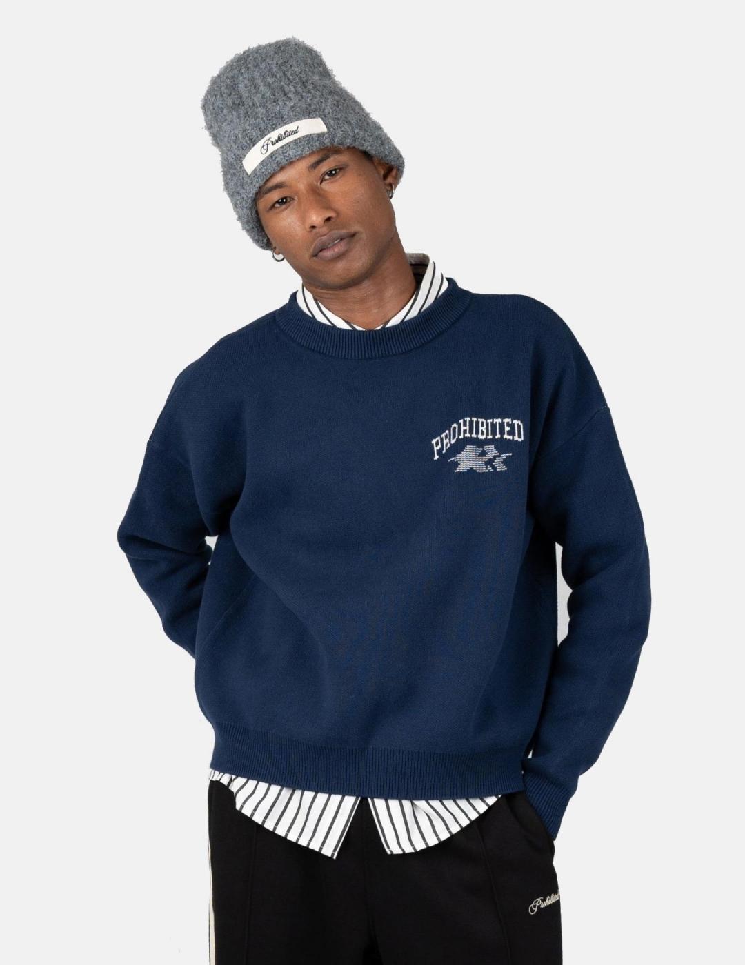 Jersey PROHIBITED AVANTGARDE - Navy