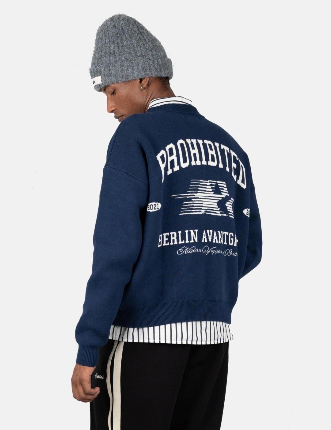 Jersey PROHIBITED AVANTGARDE - Navy
