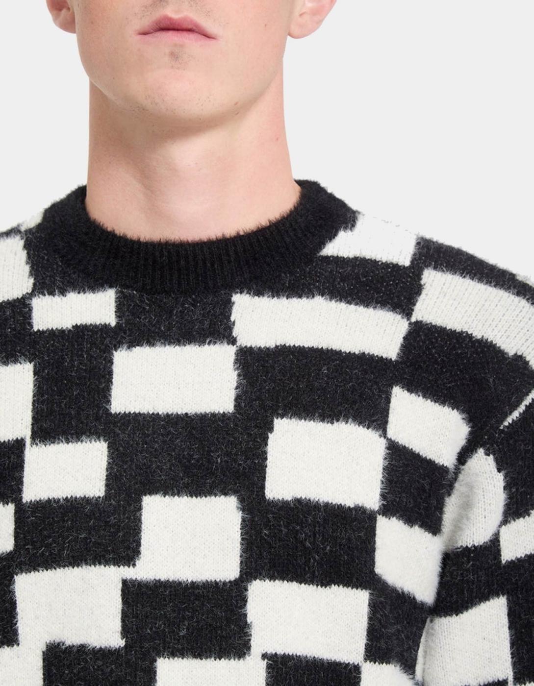 Jersey VOLCOM FA CARRAU CHECK - Black