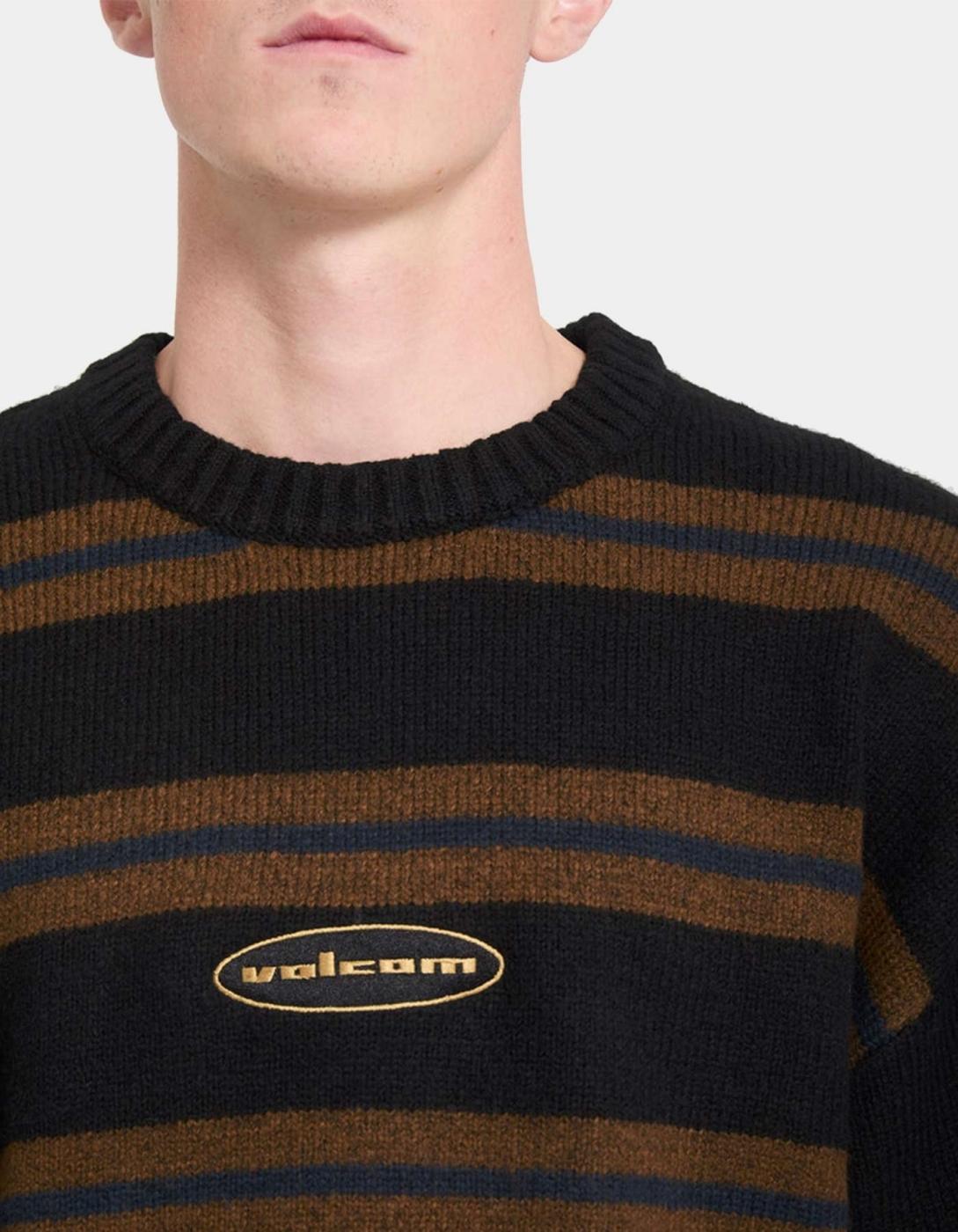 Jersey VOLCOM STRIPERSTAND - Black
