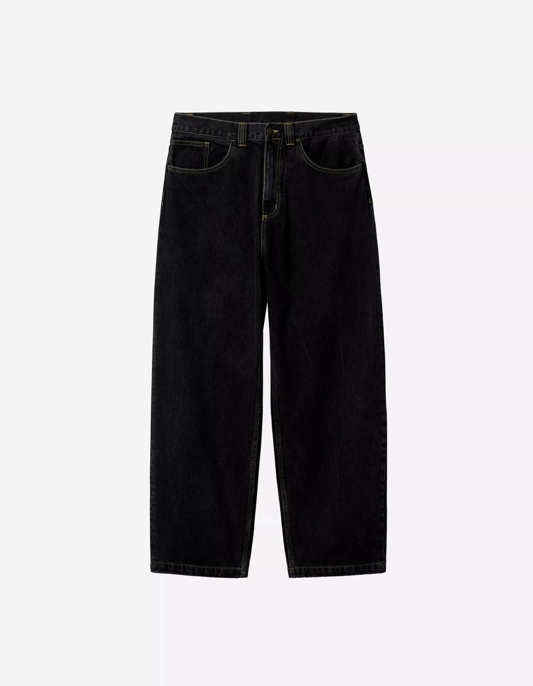 Pantalón CARHARTT WIP BRANDON - Black Stone Washed