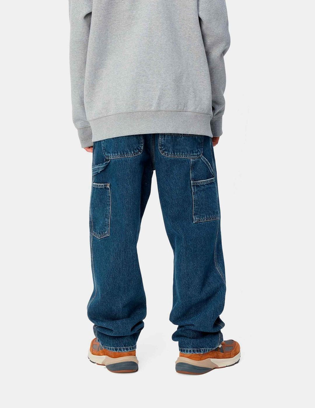 Pantalón CARHARTT WIP SINGLE KNEE - Blue Stone