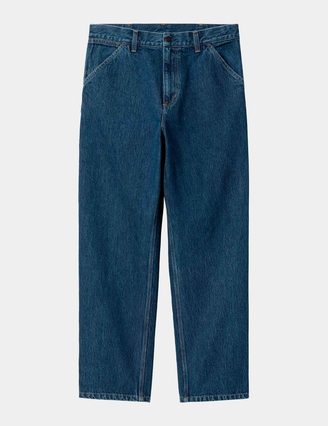 Pantalón CARHARTT WIP SINGLE KNEE - Blue Stone