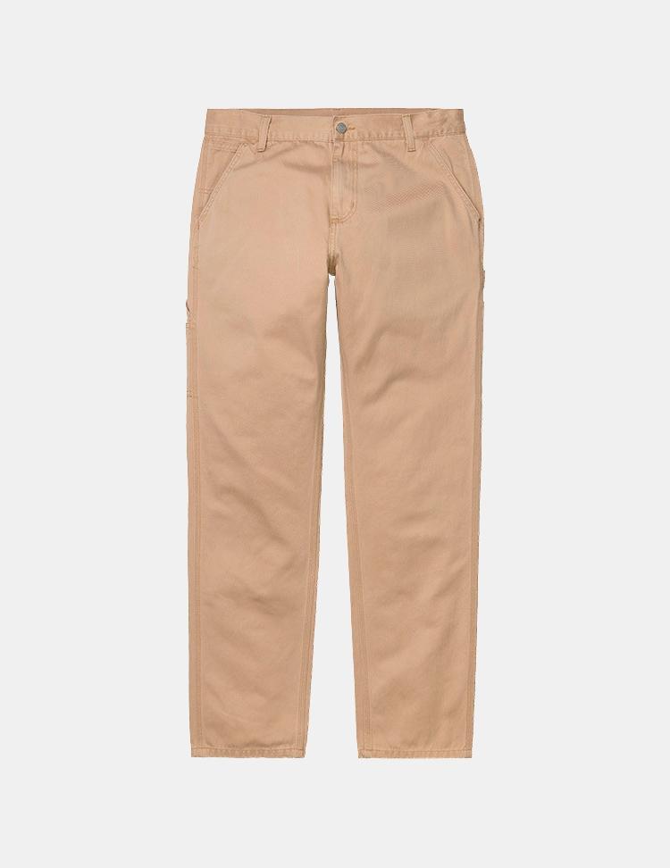 Pantalón CARHARTT WIP SINGLE KNEE - Dusty H Brown