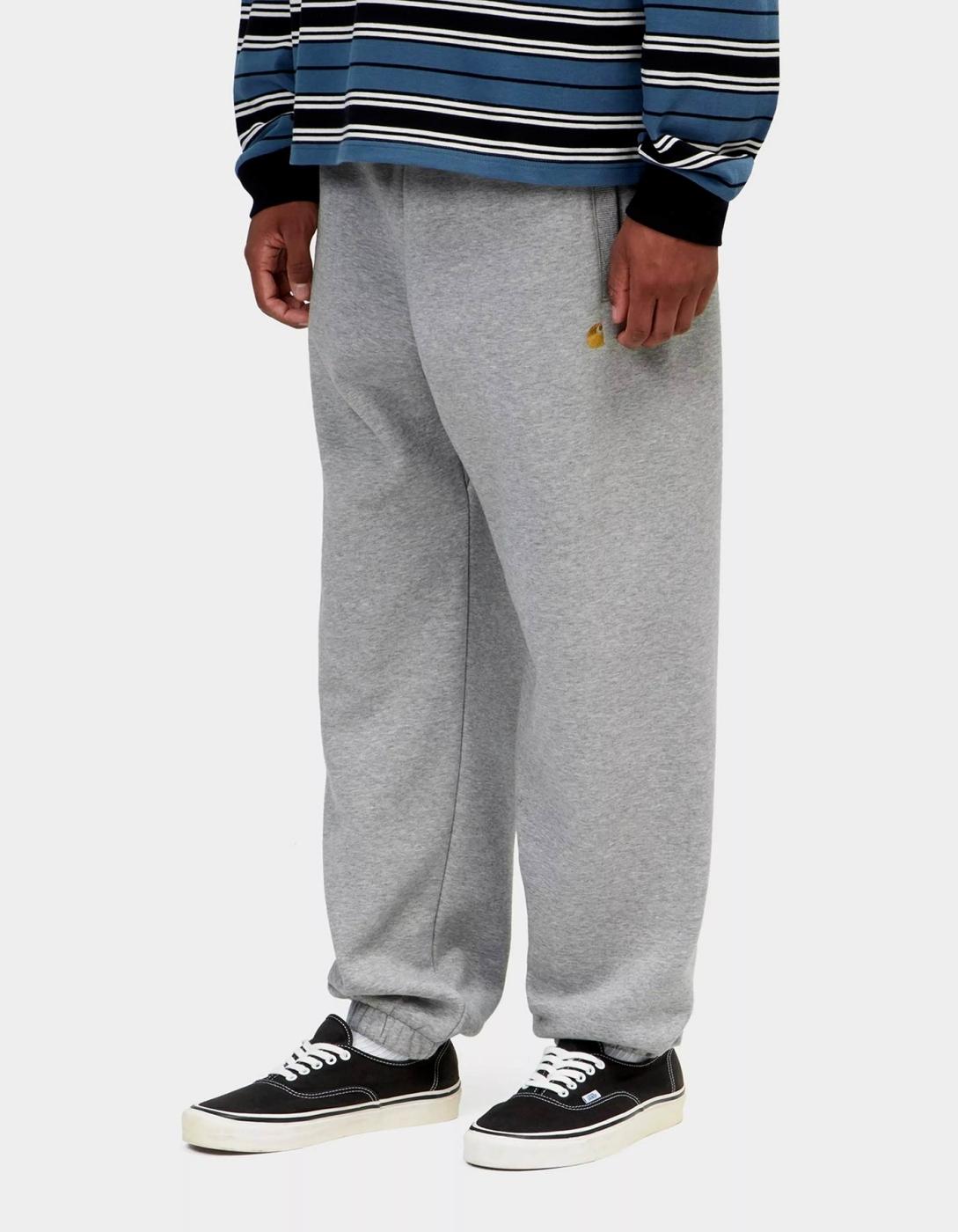 Pantalón Chándal CHASE SWEAT - Grey Heather / Gold