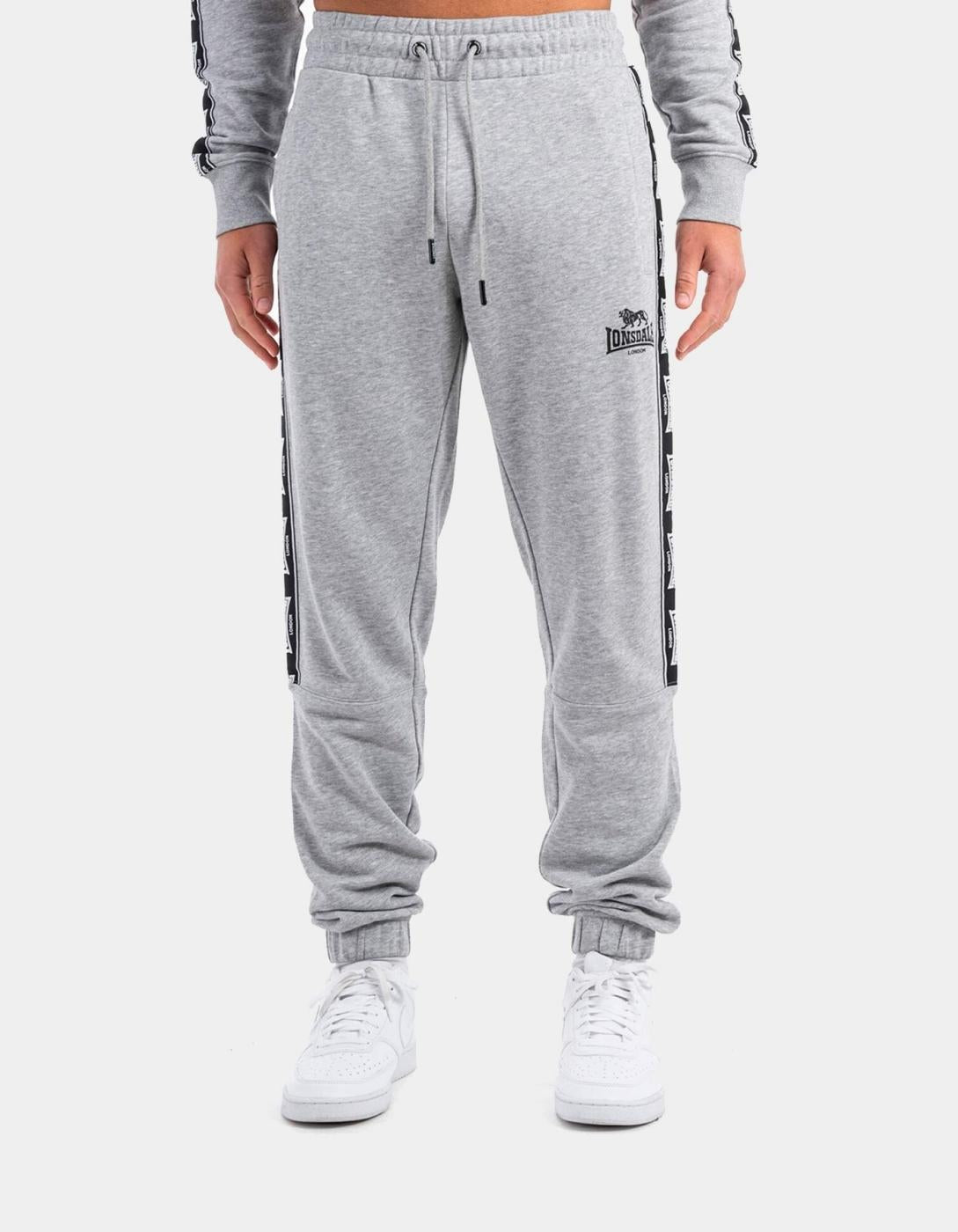 Pantalón Chándal LONSDALE GRUTNESS - Marl Grey/Black/White