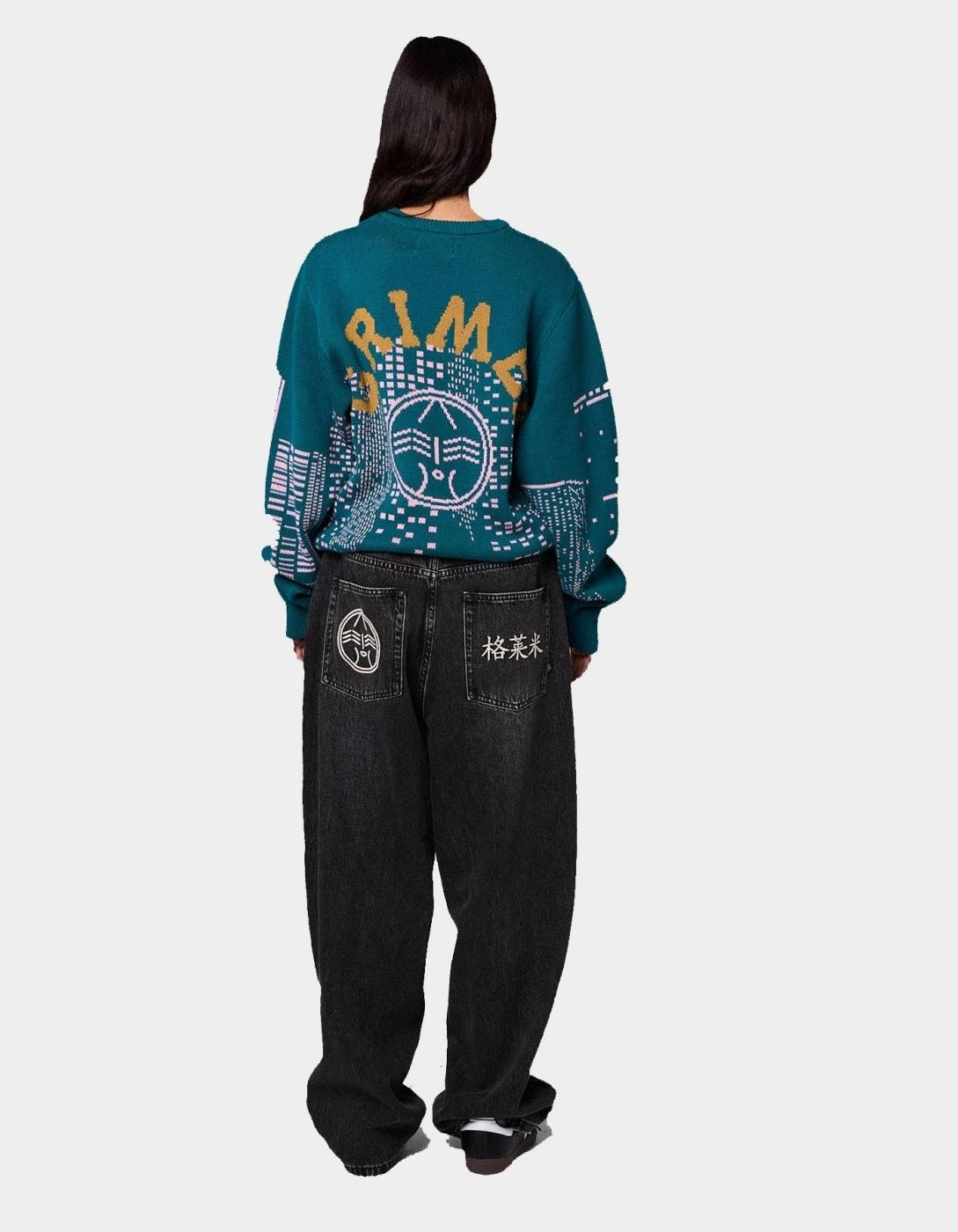 Pantalón GRIMEY ROYAL PAW BIG BOY DNM - Washed Black