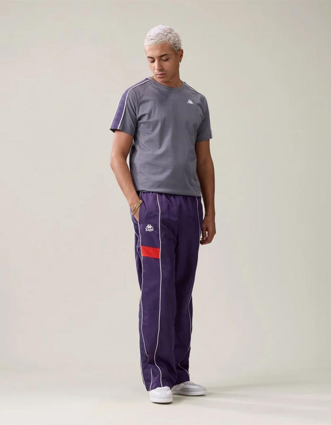Pantalón KAPPA OSWIN - Violet Anil/Red Md Coral