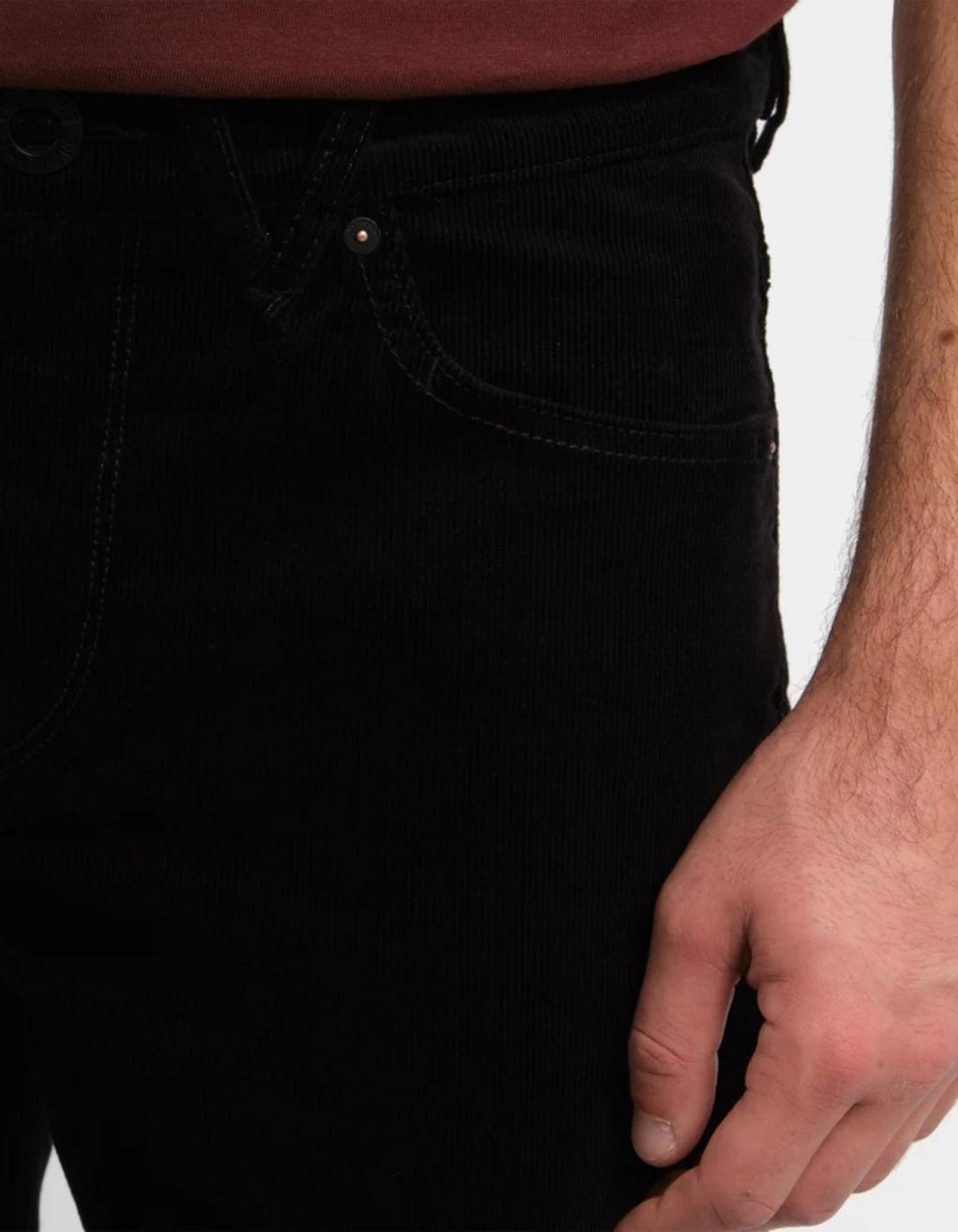 Pantalón SOLVER 5 POCKET CORD - Black