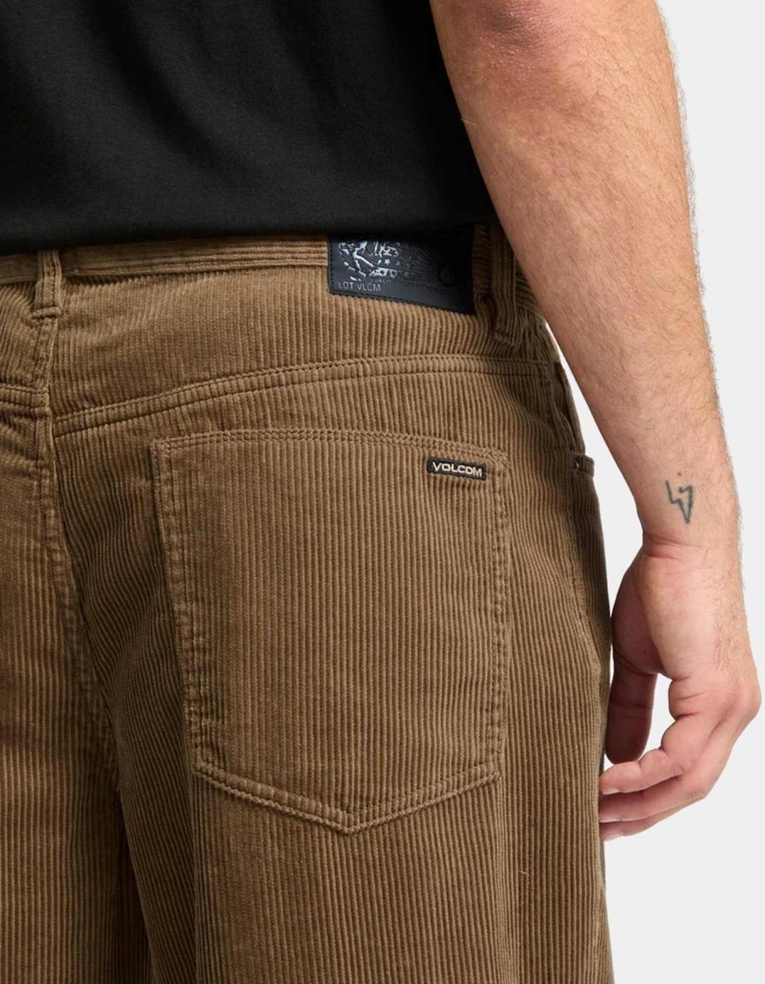 Pantalón VOLCOM BILLOW TAPERED CORD - Ermine