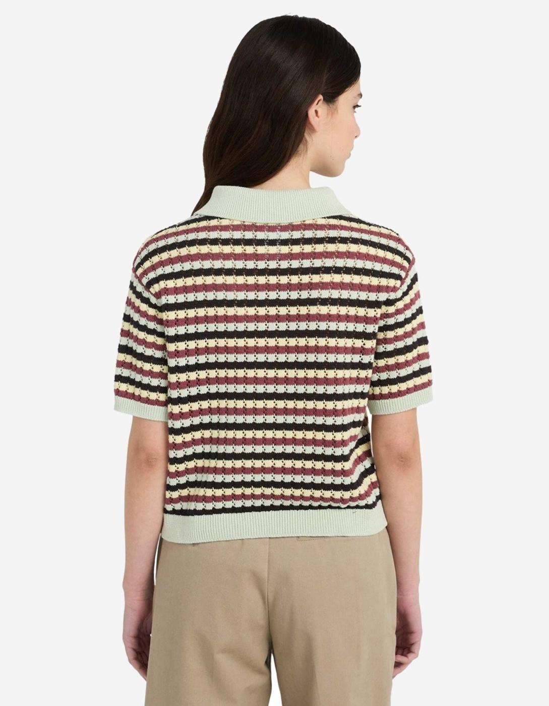 Polo ELEMENT CROCHET STRIPES - Tarmac