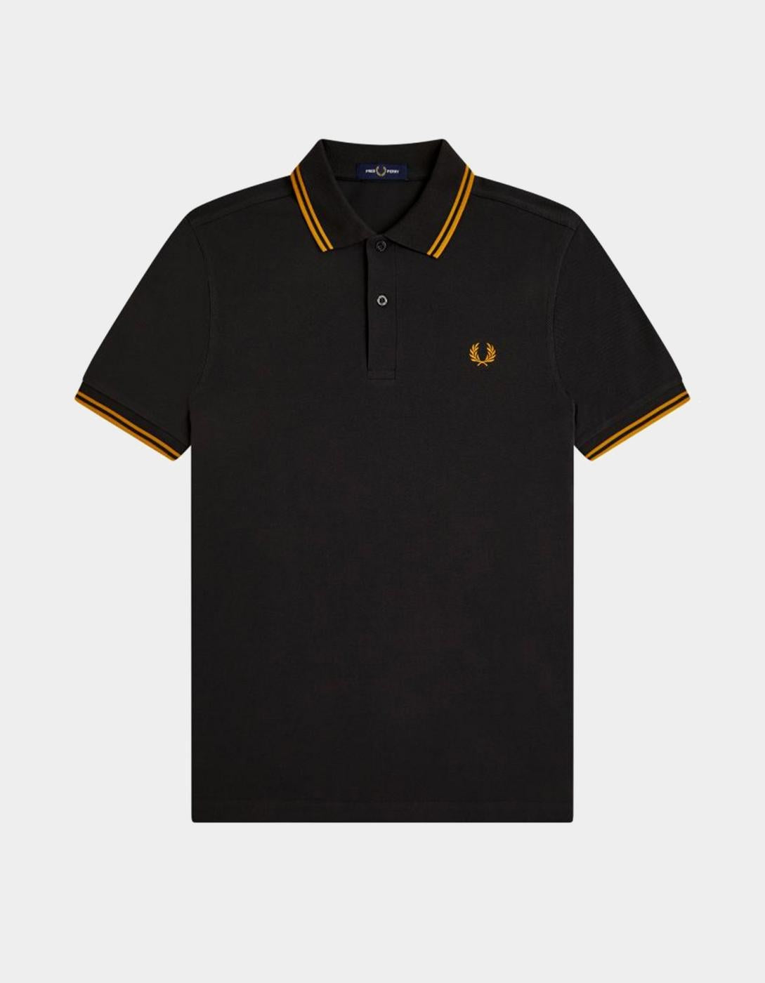 Polo FRED PERRY M3600 - Anchor Grey/Golden/Golden