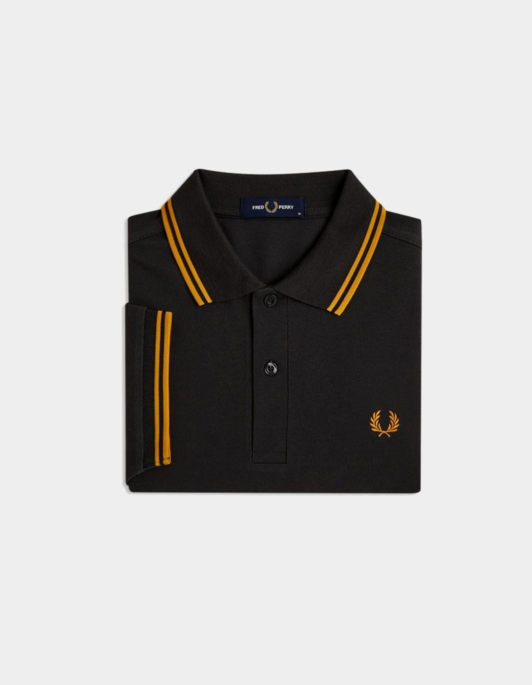 Polo FRED PERRY M3600 - Anchor Grey/Golden/Golden