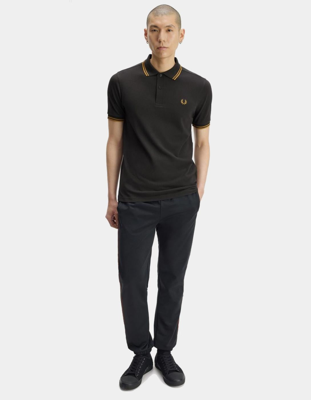 Polo FRED PERRY M3600 - Anchor Grey/Golden/Golden