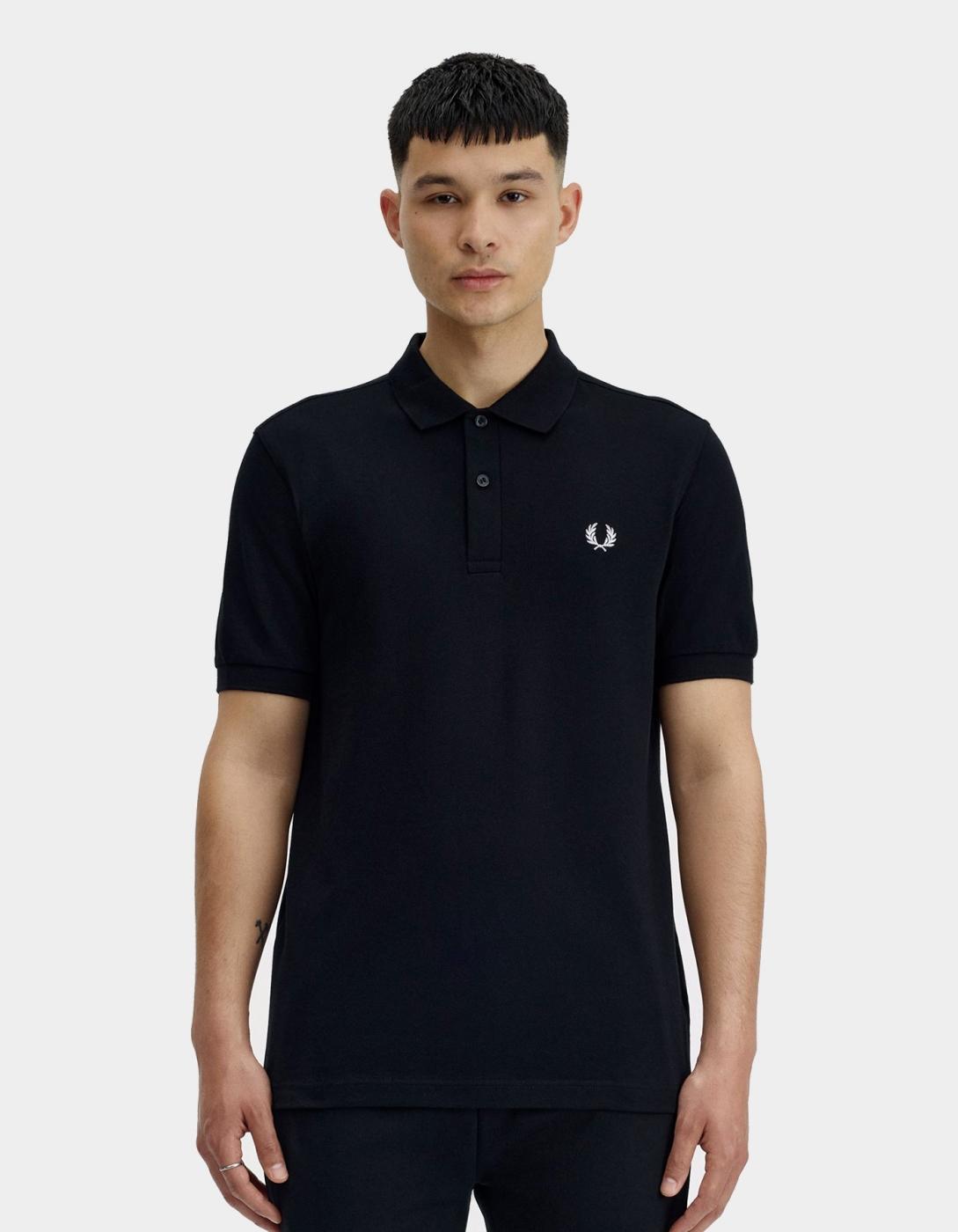 Polo FRED PERRY M6000 - Black/Snow White