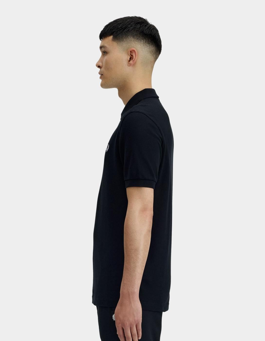 Polo FRED PERRY M6000 - Black/Snow White
