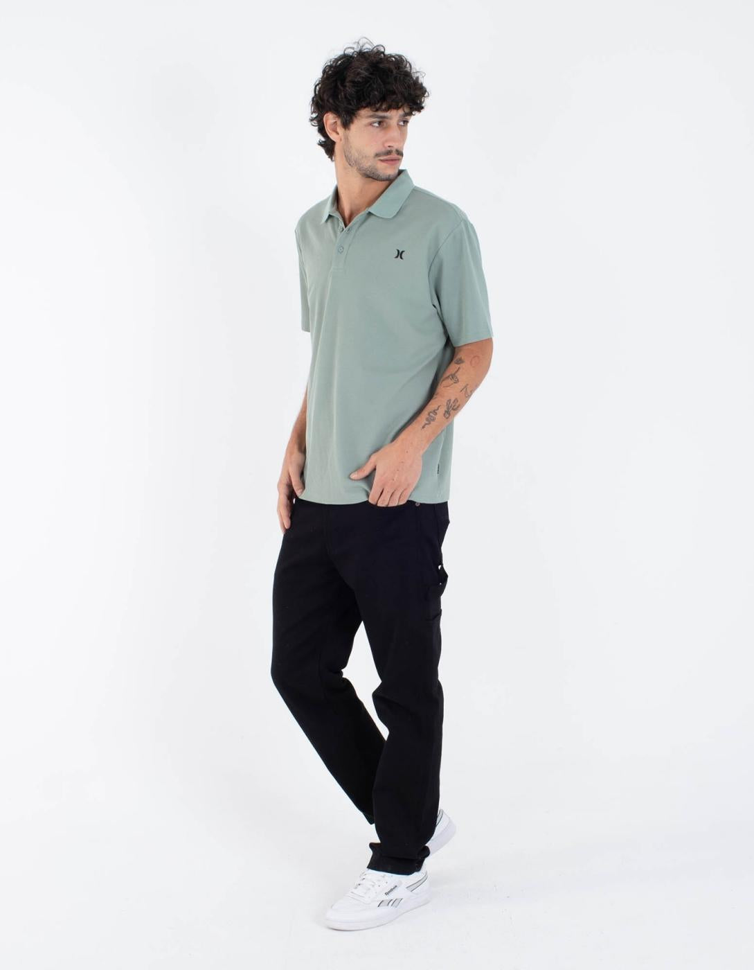 Polo HURLEY LOW TIDE - Jungle