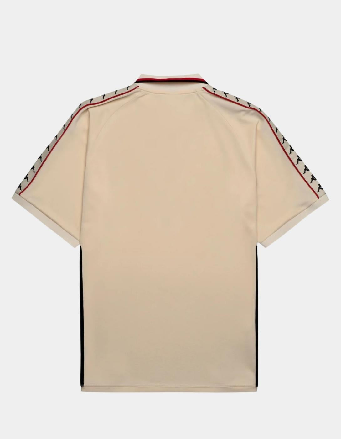 Polo KAPPA STAFEN - Beige Butter/Red Md Coral/Black