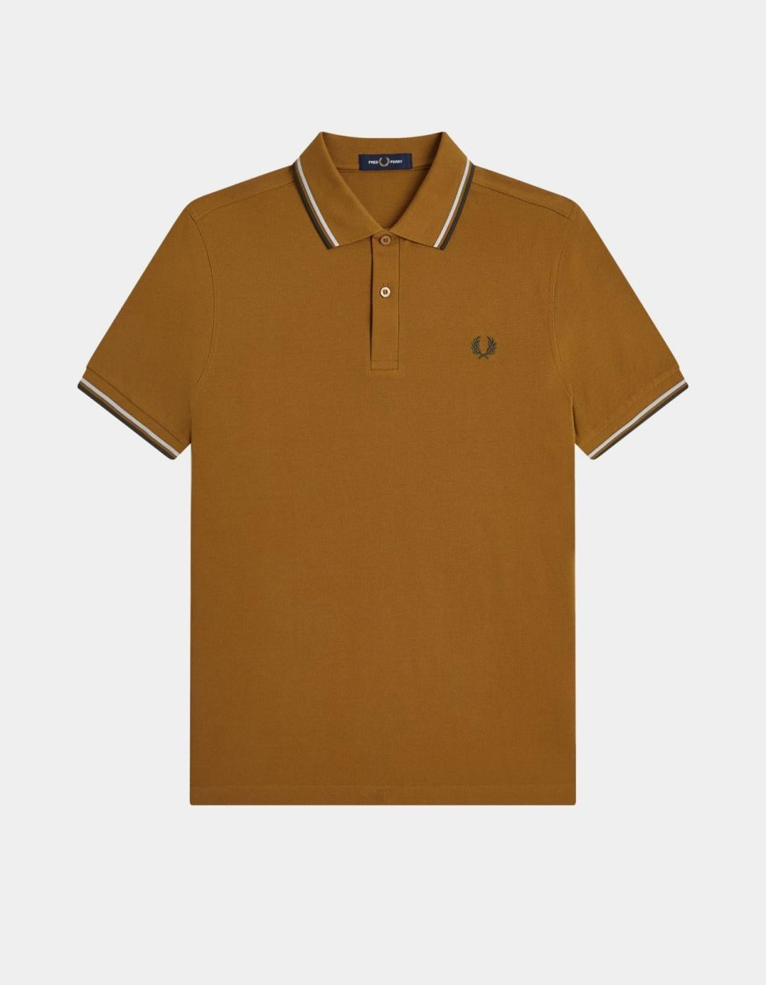 Polo M3600 - Dark Caramel/Dusky Blue/Night Green