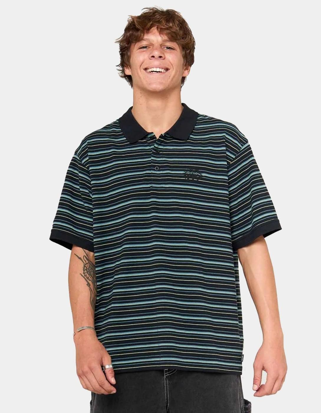 Polo RIP CURL RAW BURST - Black