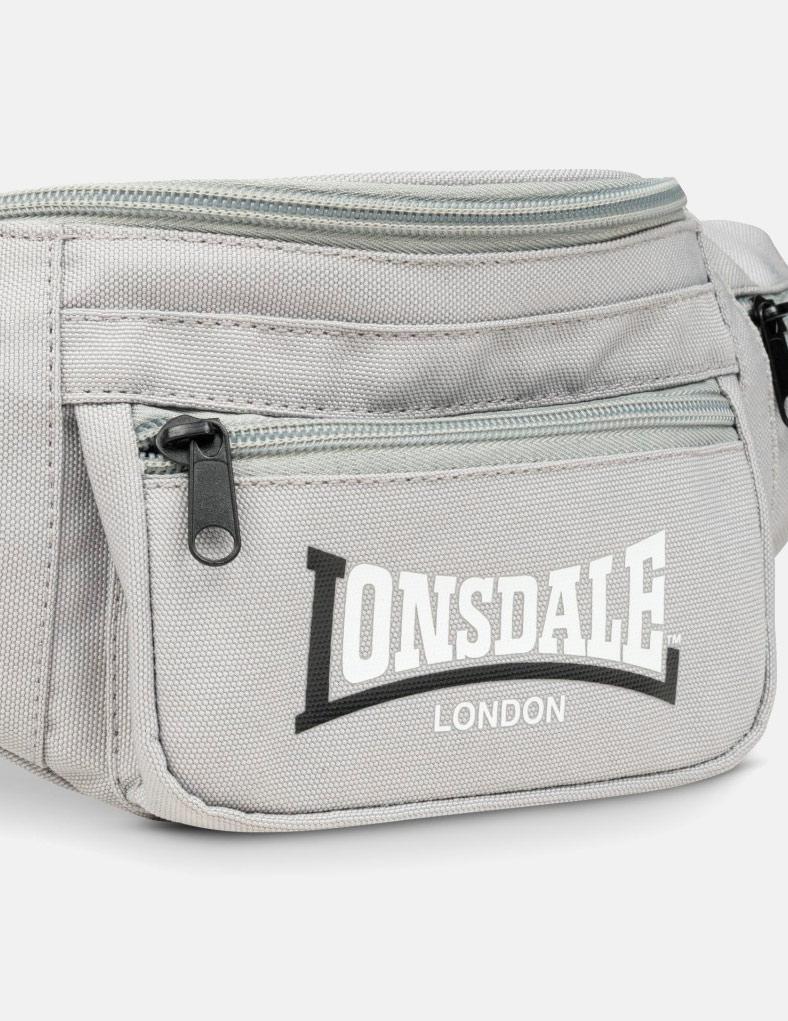 Riñonera LONSDALE HIP - Grey/Black/White