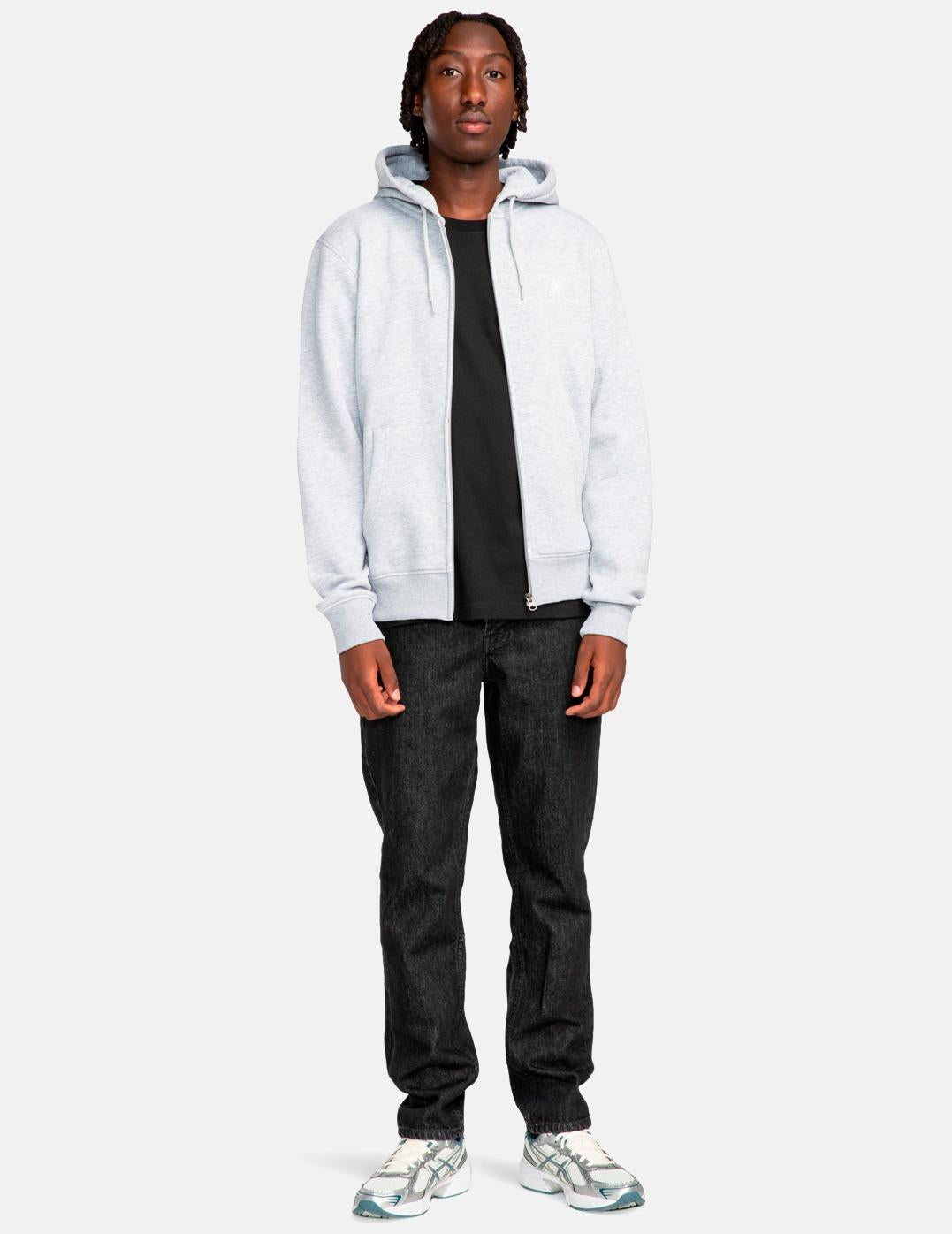 Sud. Cap. Abierta ICON EMBROIDERY - Mid Grey Heath