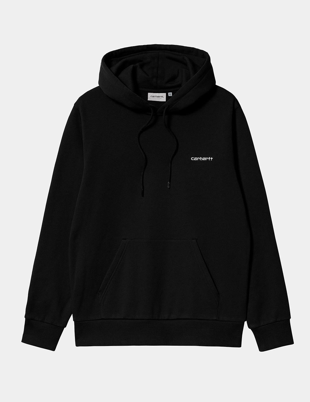Sud. Capucha CARHARTT WIP SCRIPT EMBROIDERY - Black/White