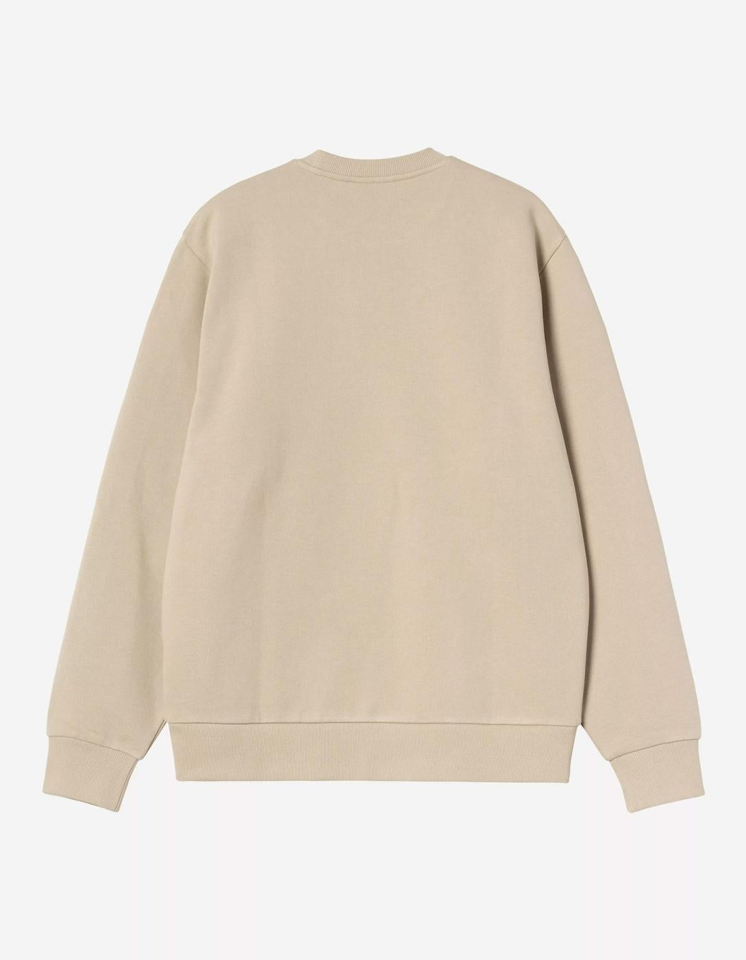 Sud. Crew CARHARTT WIP SCRIPT EMBROIDERY - Barchan / White