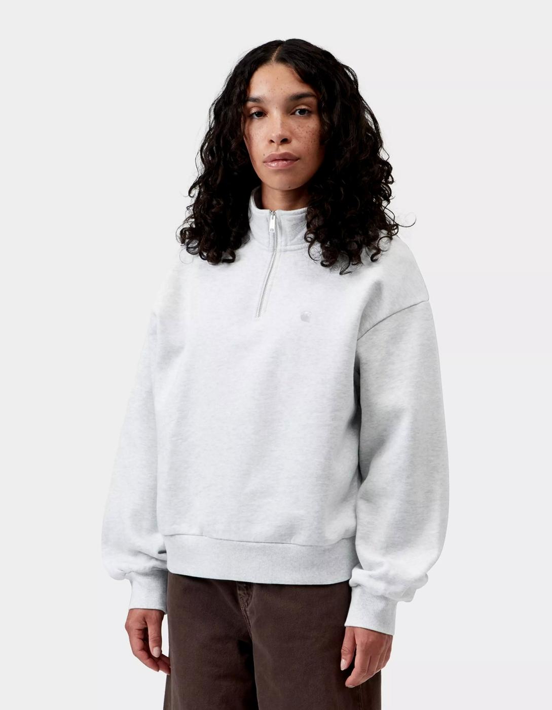 Sud. W' CASEY HIGH NECK - Ash Heather / Silver