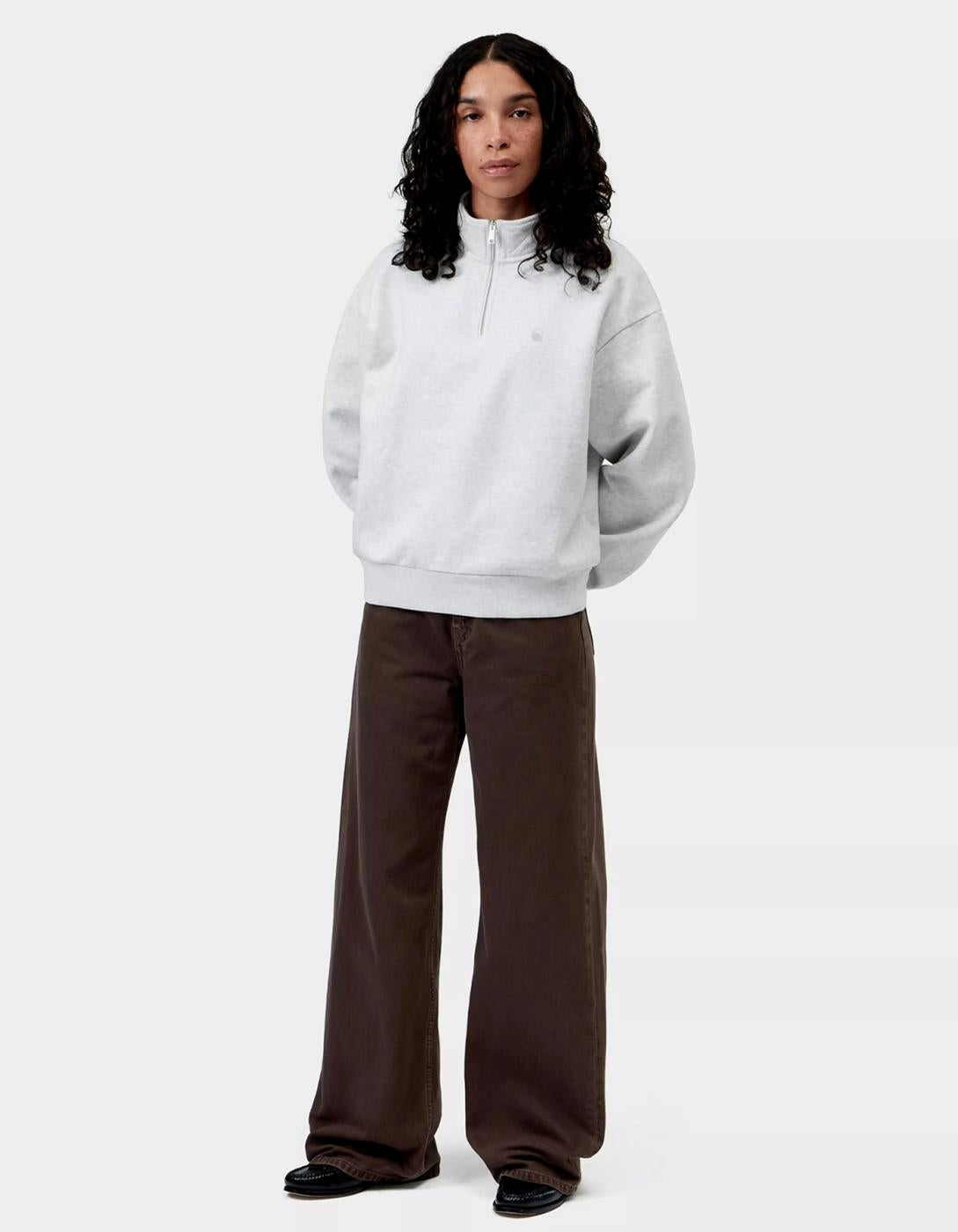 Sud. W' CASEY HIGH NECK - Ash Heather / Silver
