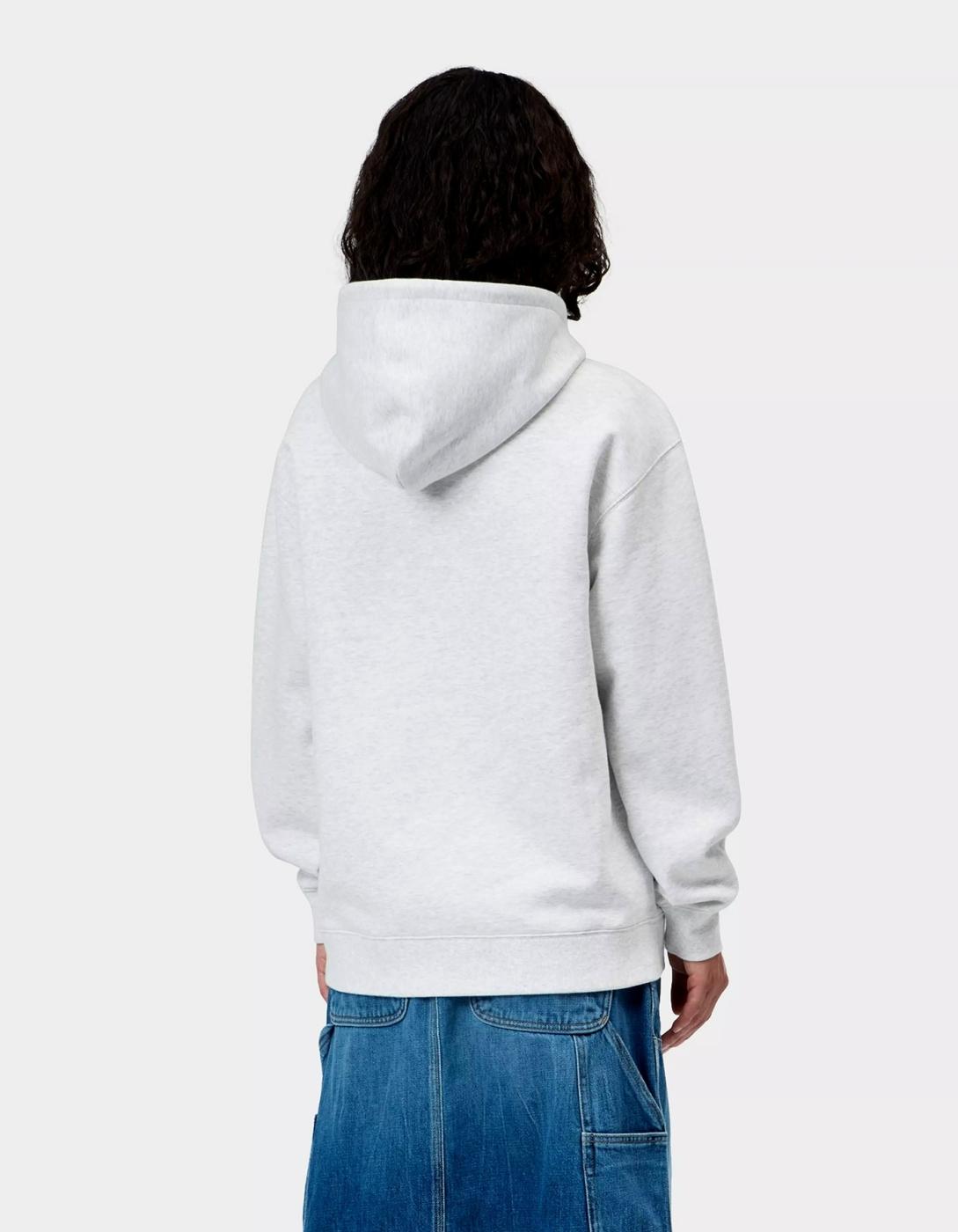 Sud. W' HOODED CARHARTT WIP - Ash Heather / Cozy Purpl