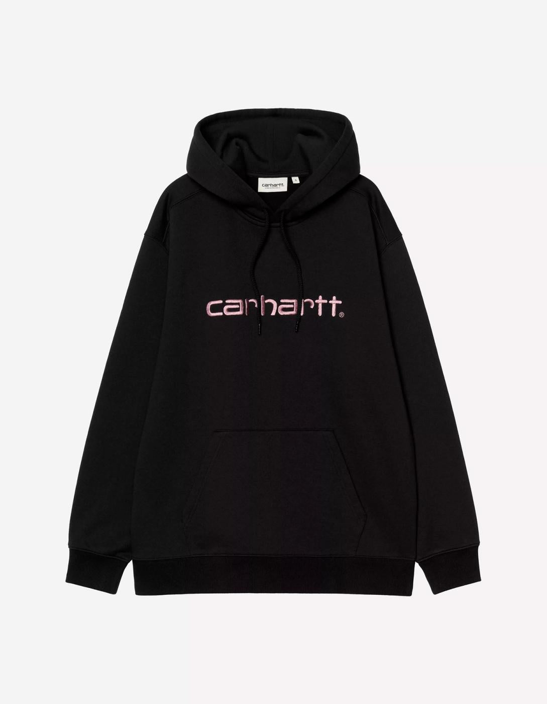 Sud. W' HOODED CARHARTT WIP - Black / Hortensia
