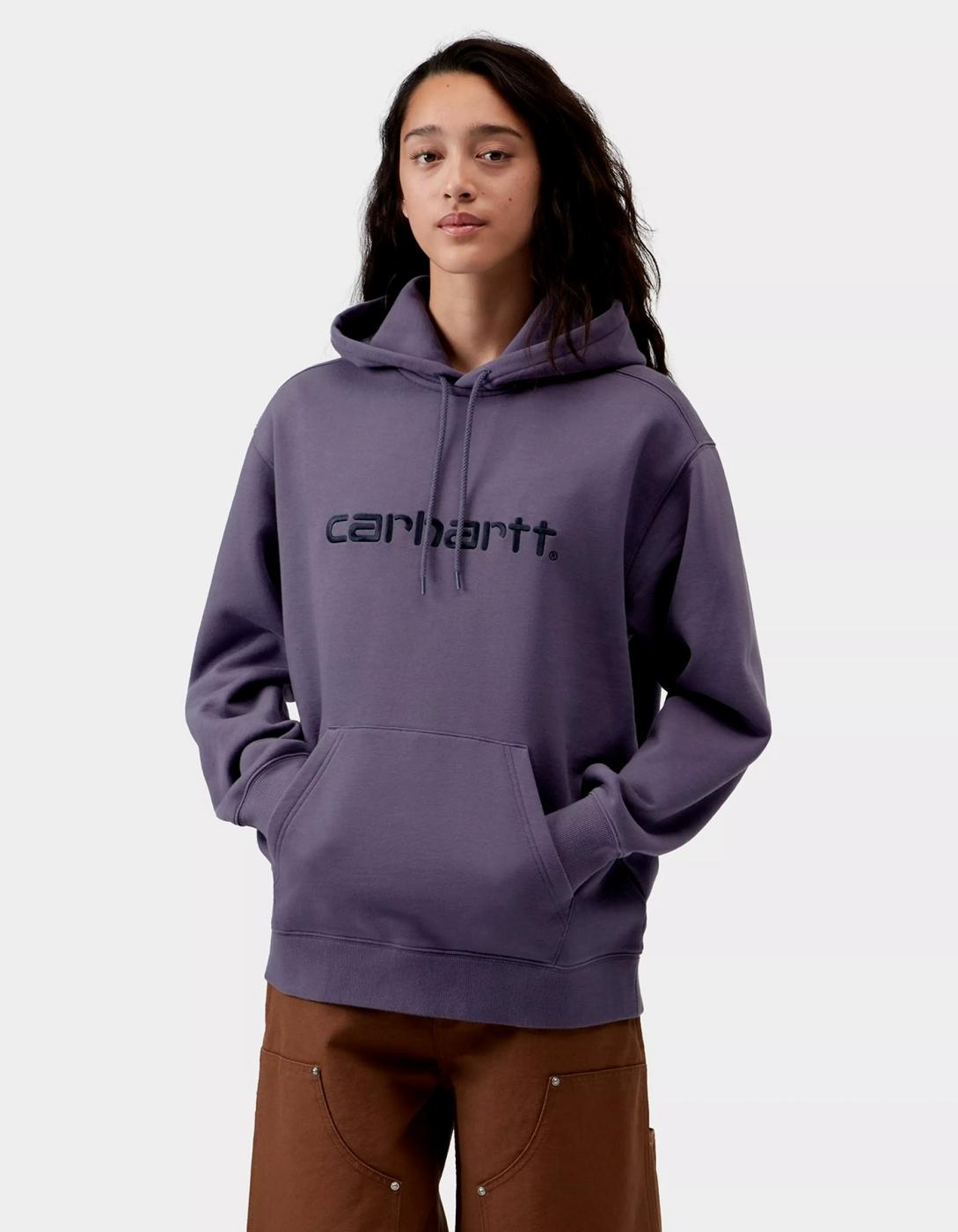 Sud. W' HOODED CARHARTT WIP - Shady Purple / Dark Navy