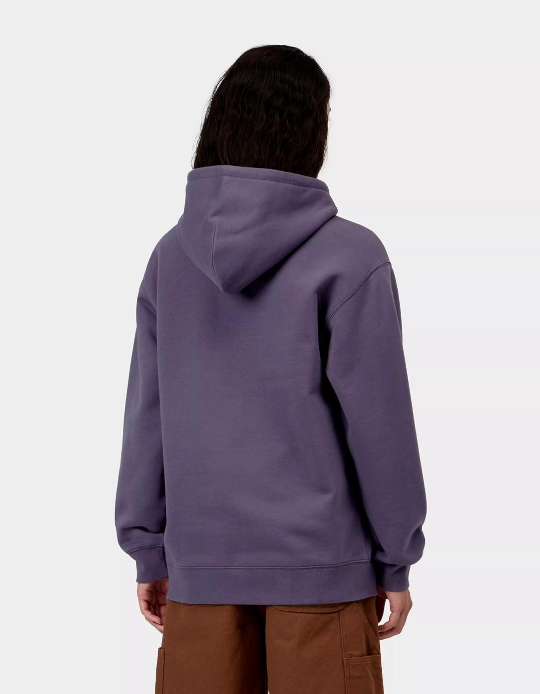 Sud. W' HOODED CARHARTT WIP - Shady Purple / Dark Navy