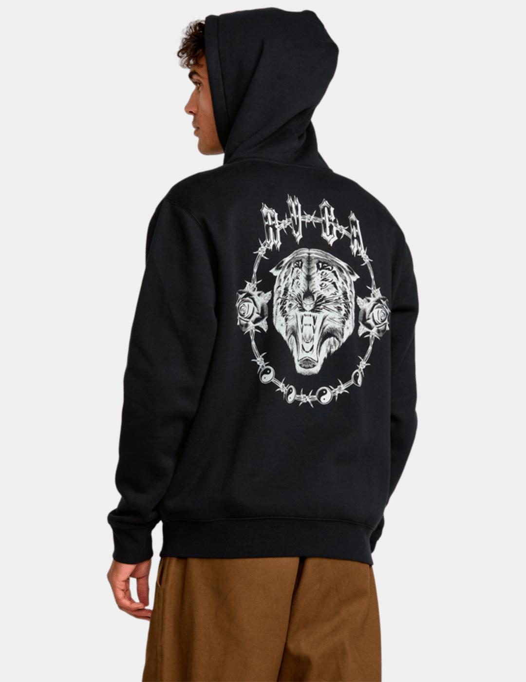Sudadera Cap. Abierta BENJ TIGEREYESZ - Black