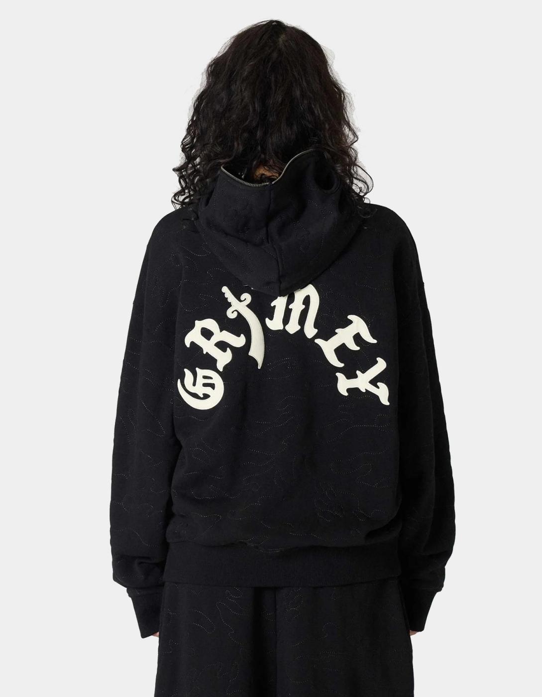 Sudadera Cap. Abierta GRIMEY ODD CUTLASS - Black