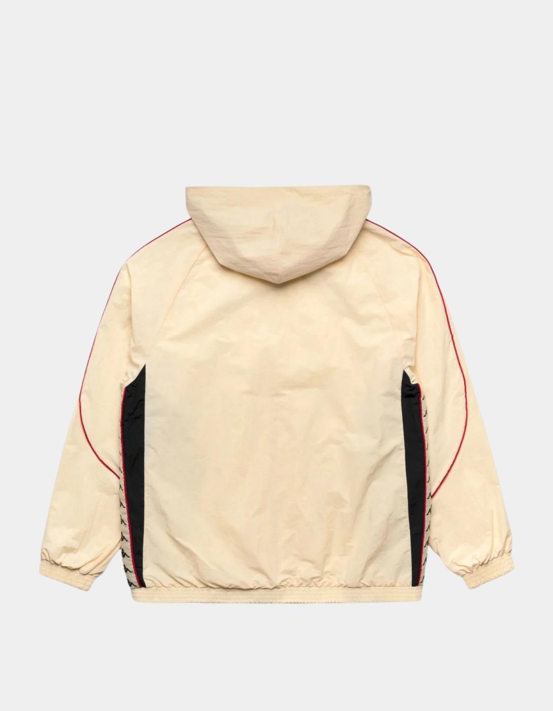 Sudadera Cap. Abierta SILAS - Beige Butter/Red Md