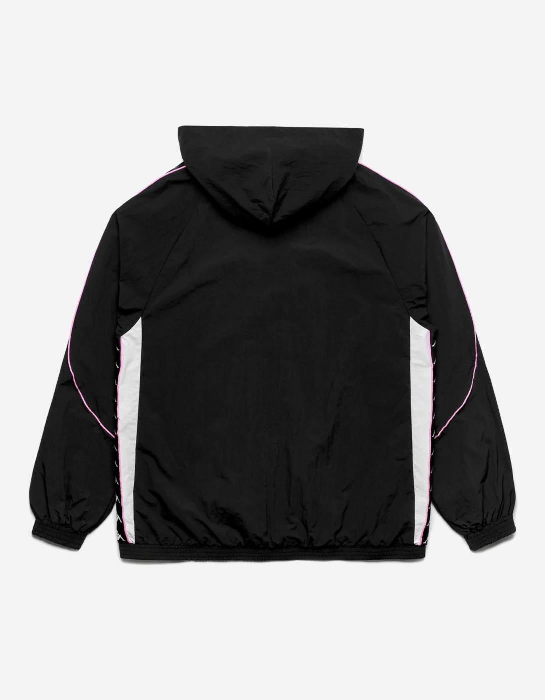 Sudadera Cap. Abierta SILAS - Black/Pink Prism/Whi