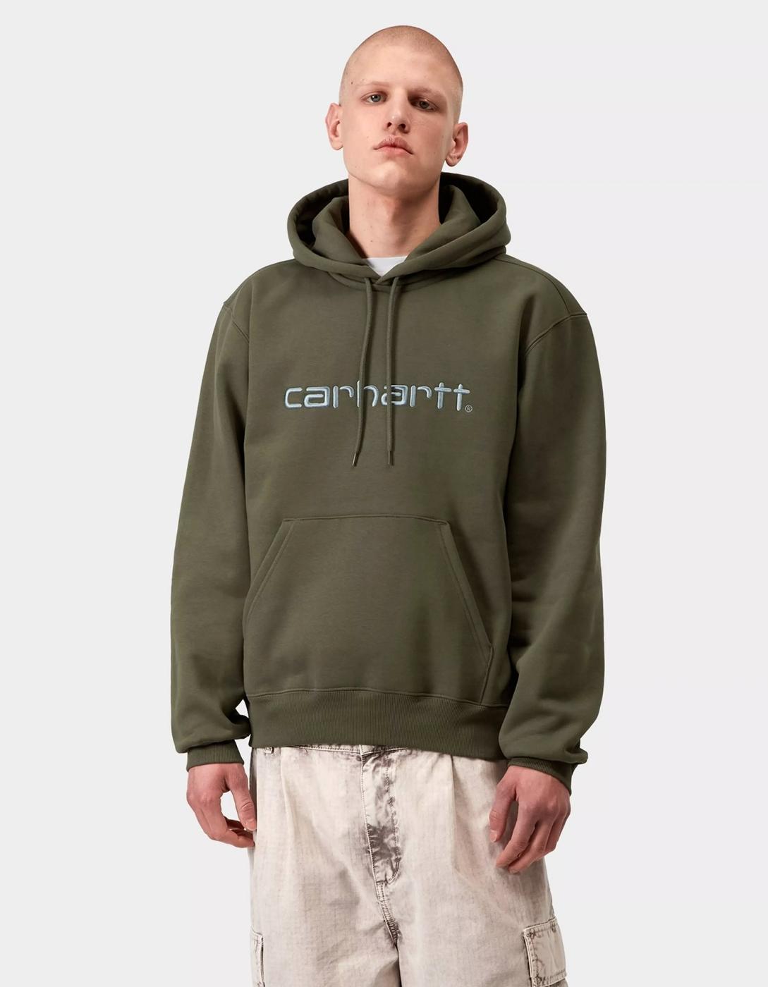 Sudadera Cap. CARHARTT WIP SWEAT - Leaf / Tourmaline