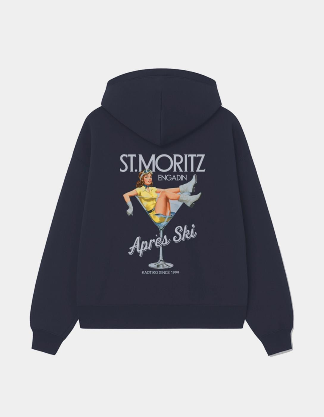Sudadera Cap. OVERSIZE SNOW - Cocktail Blue