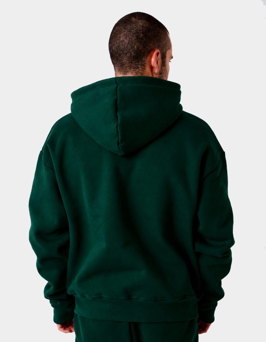 Sudadera Capucha Abierta 2534000 - Verde