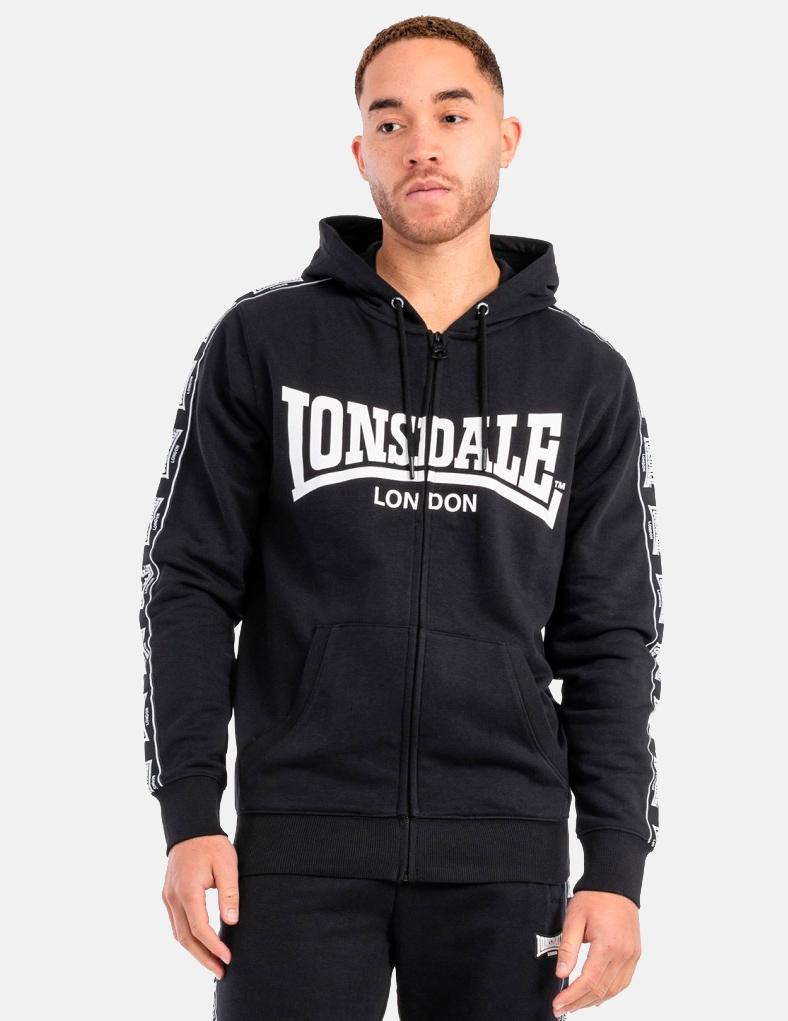 Sudadera Capucha Abierta BIGTON - Black/White