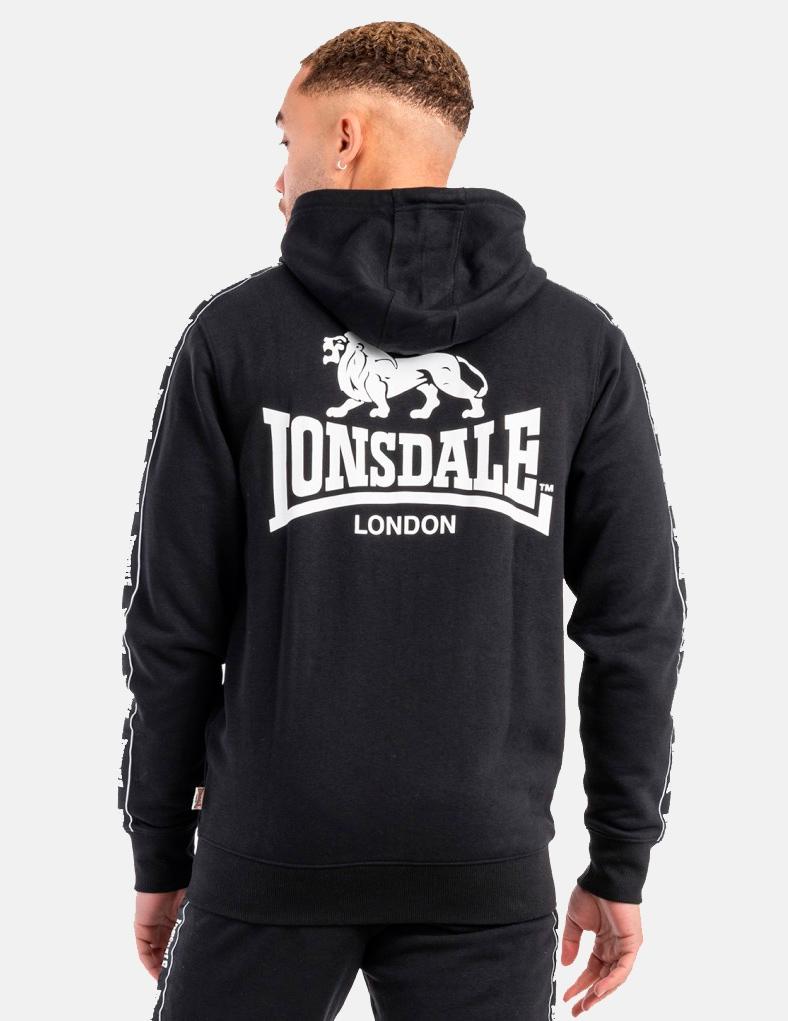 Sudadera Capucha Abierta BIGTON - Black/White